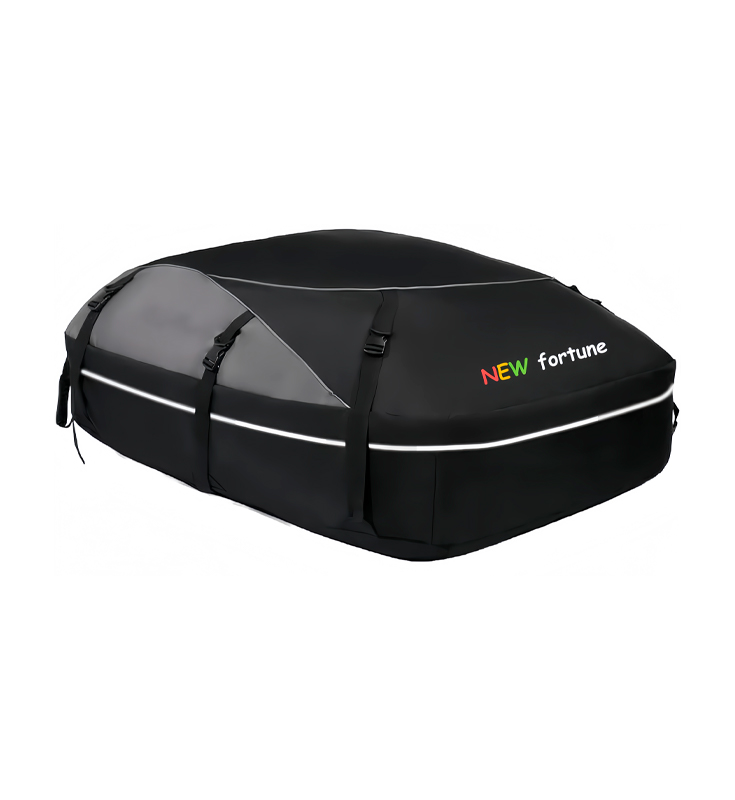 FO-7 Wodoodporna, miękka czarna torba podróżna do przechowywania ładunku na dachu samochodu